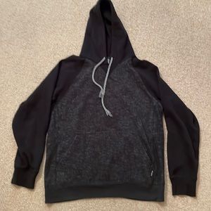 Billabong junior size Large hoodie in dark grey and black